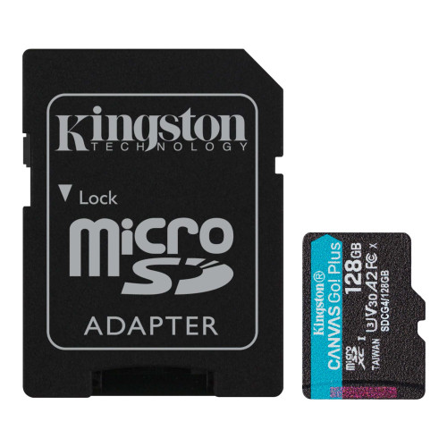 128GB SDMIC KINGST CANV GO+ G4 128GB SDMIC KINGST CANV GO+ G4