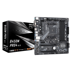 Дънна платка ASROCK B450M PRO4 R2.0 / AM4