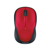Мишка LOGITECH M235 WL/NB/RED+BLACK